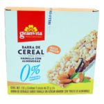Barra de Cereal 0% Azúcar Vainilla c/Almendras caja de 132g