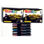 Marcadores Gráficos colores Metálicos caja 10 und