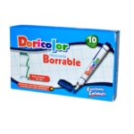 Marcadores Borrables caja de 10 und
